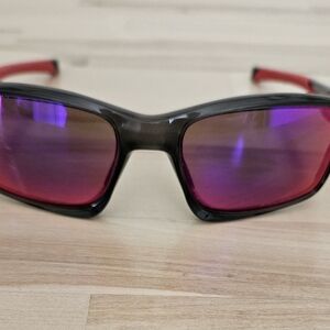 Oakley Red and Black Sunglasses